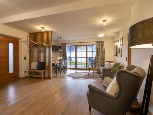 Χώρος καθιστικού στο Appartement Stallfeldhof