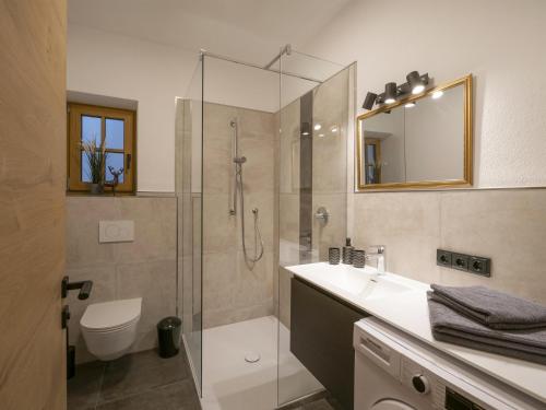 Ванная комната в Appartement Stallfeldhof