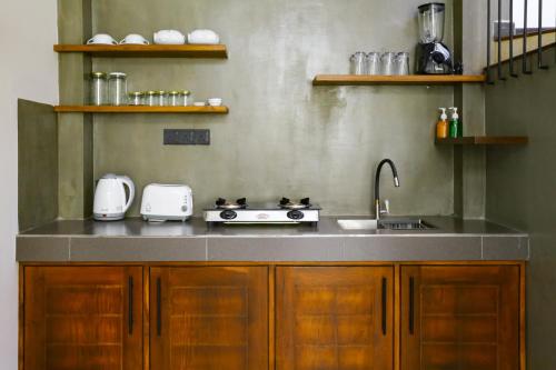 Una cocina o zona de cocina en Hidden Heaven