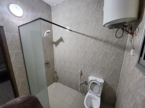 Koupelna v ubytování Résidence Alimatou