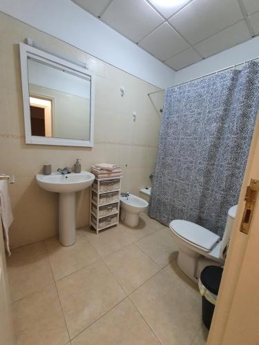 Koupelna v ubytování Casita El Destino