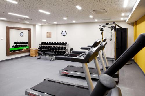 Fitness centrum a/nebo fitness zařízení v ubytování Hampton By Hilton Munich City Center East