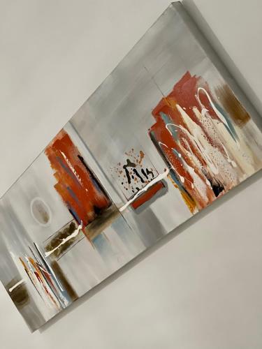 a close up of a painting on a table at Alojamientos El Carmen in Écija