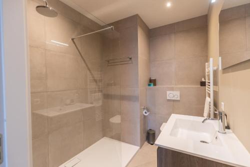 Ένα μπάνιο στο Residentie de Schelde - Apartments with hotel service and wellness