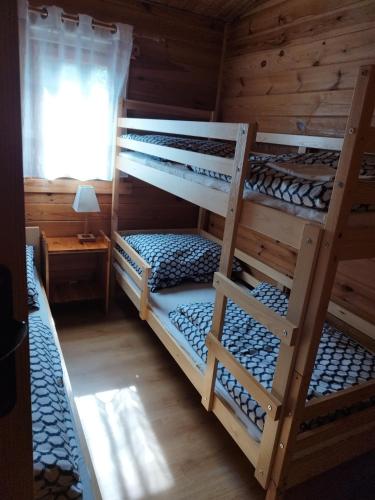 Postel nebo postele na pokoji v ubytování Szyper pokoje