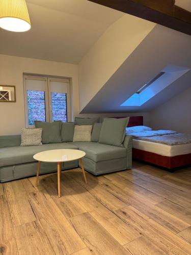 Posezení v ubytování Apartamenty Ceglane