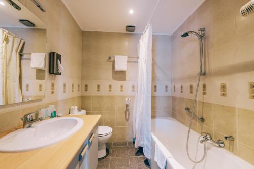 Koupelna v ubytování Hotel De Kalvaar