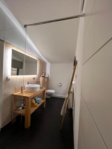 Koupelna v ubytování Ferienhaus im Wald