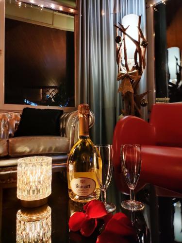Χώρος καθιστικού στο Hôtel La Réserve