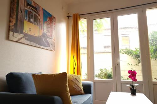 App 1- Studio Lumineux et Jardin Hyper-Centre 5min gare