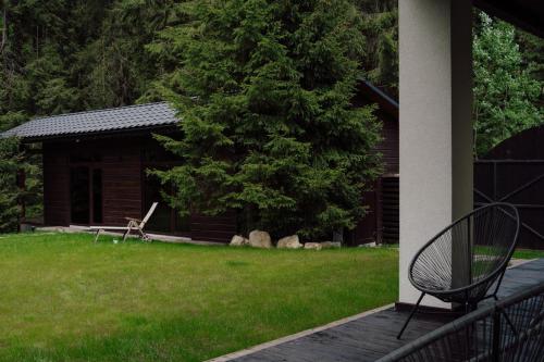 Taman di luar Berghaus Bukovel