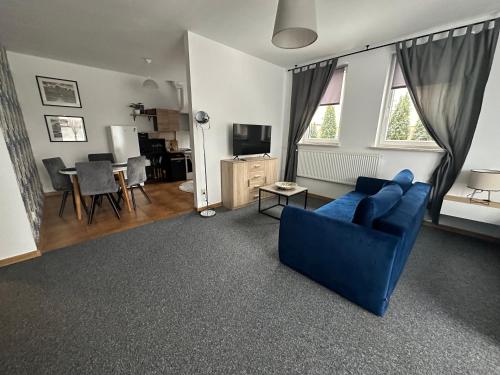 TV a/nebo společenská místnost v ubytování Apartament Oksford
