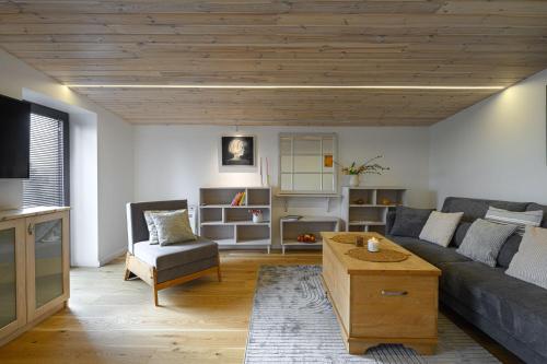 Χώρος καθιστικού στο LUBLIN RESIDENCE Apartamenty z klimatem, ogród, parking