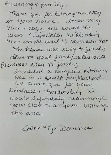 a letter purportedly thanking person forgivinggivinggivinggivinggivinggivinggivinggiving gratitude handwriting at Luxurious & Stylish 2BR P/Suite, Near Vancouver in Langley