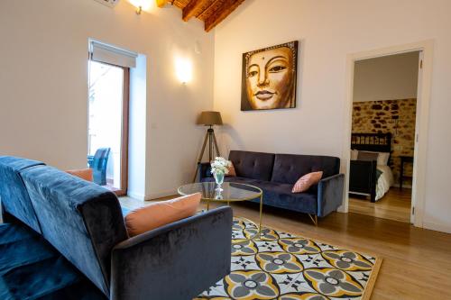 Ruang duduk di Casa Olivera