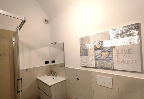 Ванная комната в Appartamento Al Novecento Novi