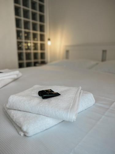 Postel nebo postele na pokoji v ubytování Hotel Cafe SokoLOVE