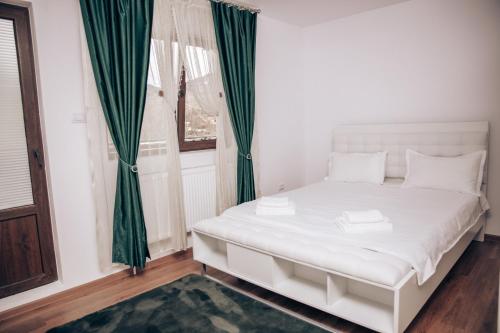 Ένα ή περισσότερα κρεβάτια σε δωμάτιο στο Casa Luna