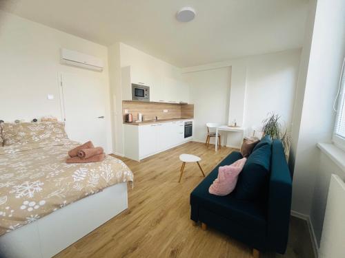 Kuchyň nebo kuchyňský kout v ubytování Apartmán Vyškov