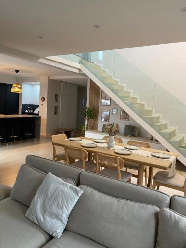 Χώρος καθιστικού στο Maison spacieuse au calme proche Colmar avec piscine