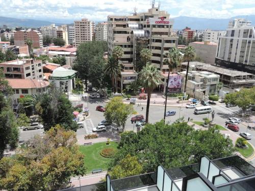 Nespecifikovaný výhled na destinaci Cochabamba nebo výhled na město při pohledu z apartmánu