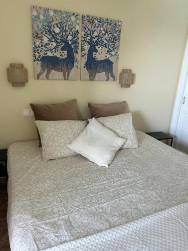 Postel nebo postele na pokoji v ubytování Beach apartment Patalavaca