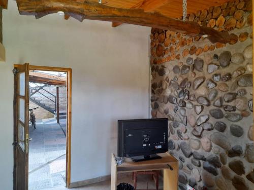 TV a/nebo společenská místnost v ubytování HostelDraiggoch