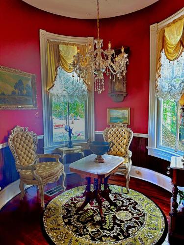 Χώρος καθιστικού στο The Sealy House