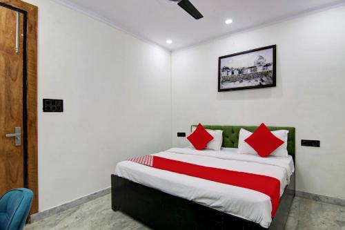 Krevet ili kreveti u jedinici u okviru objekta Hotel Dhankush