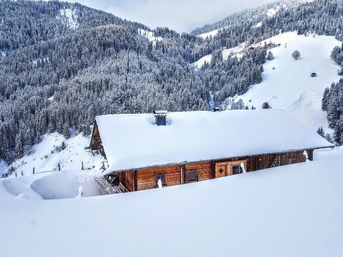 Το Selbstversorgerhütte Nösslau Alm τον χειμώνα