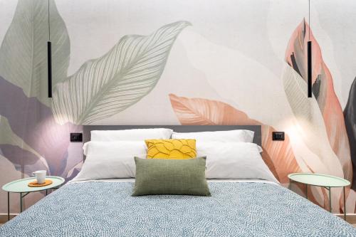 Open Sicily Residence - Central Apartments Near Quattro Cantiにあるベッド