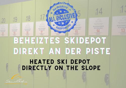 Certificado, premio, señal o documento que está expuesto en Hotel Samerhof - Skidepot inklusive