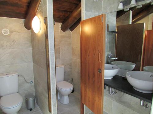 Koupelna v ubytování Casa Rural Restaurant Borda Patxeta
