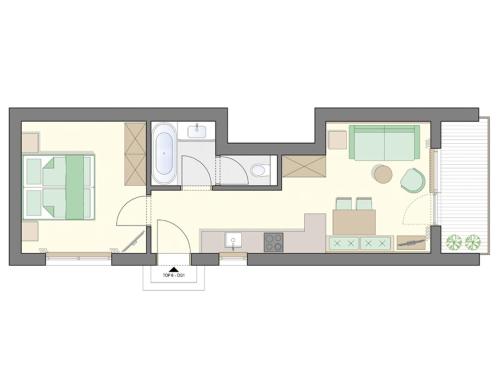Haus Elisabethの見取り図または間取り図
