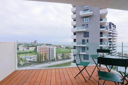 Balkón nebo terasa v ubytování Porta di Mare Exclusive Seaview Terrace Flat