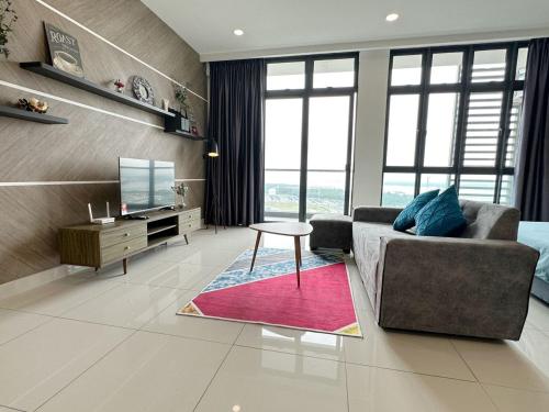 TV a/nebo společenská místnost v ubytování Leisure Home-1Bedroom