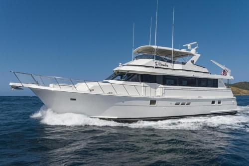 a white boat in the water on the ocean at Luxury Afloat Yacht Paradise 3 bedrooms 3bath 5 beds with full Marina view in Los Angeles