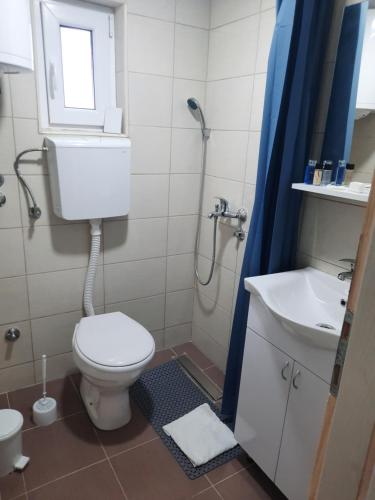Koupelna v ubytování Kladenče