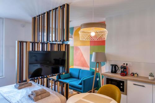 Una cama o camas en una habitación de Le scandinave