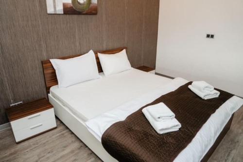 Giường trong phòng chung tại Silver Mountain, Poiana Brasov - Forest Crib