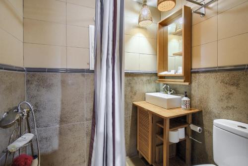Koupelna v ubytování La Cabaña