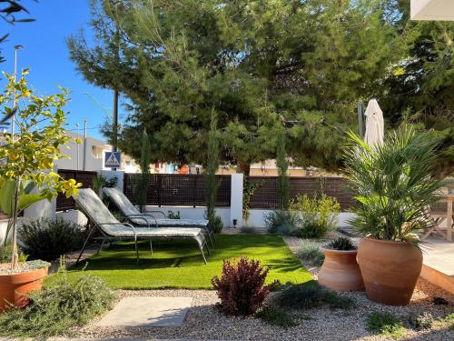 En have udenfor Apartment Lemon Tree