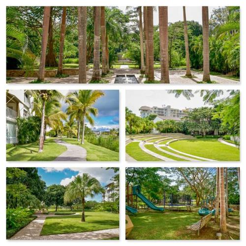 Laguna Oasis with Private Pool - 4 Bedrooms - 7 Beds - Next to Community Pool with Water Slideにある庭