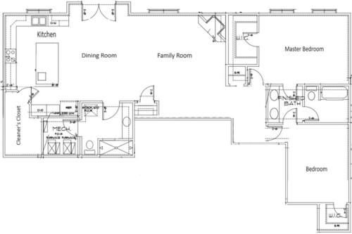 a floor plan of a house at Luxury 2 Bdrm 2 bath in heart of Salt Lake Valley in Murray