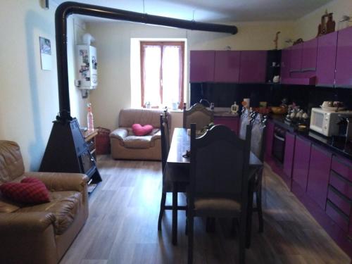 Kuchyň nebo kuchyňský kout v ubytování B&B La Stria del Re