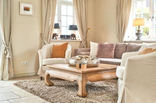 Χώρος καθιστικού στο Ferienhaus Sunny Hüs