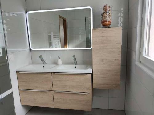 Un baño de Maison individuelle, 10 minutes de Colmar 4 chambres - 8 personnes - 2 sdb