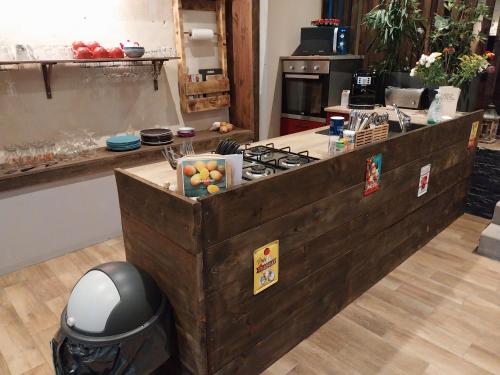 Køkken eller tekøkken på LA GRANGE DES FRANGINES