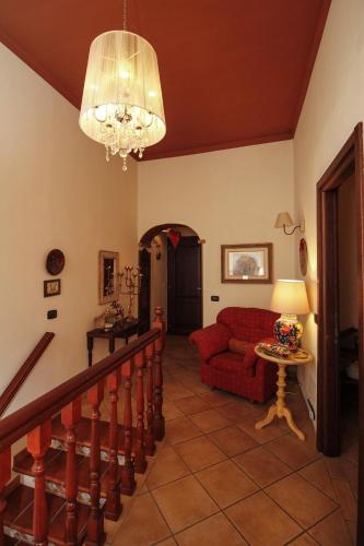 Χώρος καθιστικού στο B&B LA POSADA