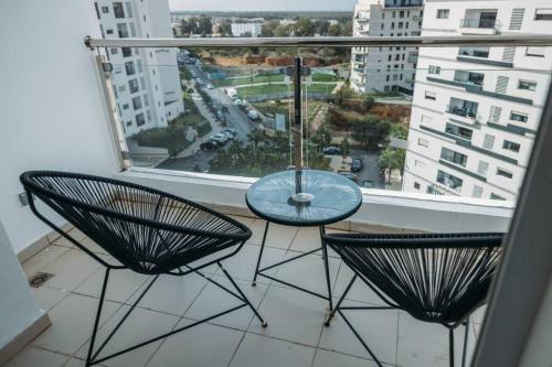 Μπαλκόνι ή βεράντα στο Beautifully Designed 3BR Apartment+ Panoramic View